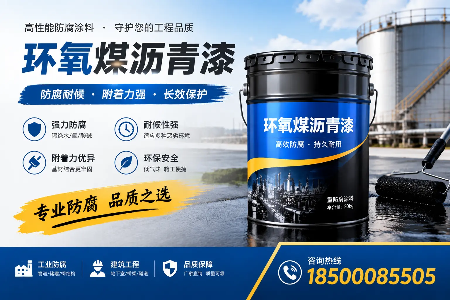 如何选择适合的环氧煤沥青漆？呼伦贝尔市场选型指南